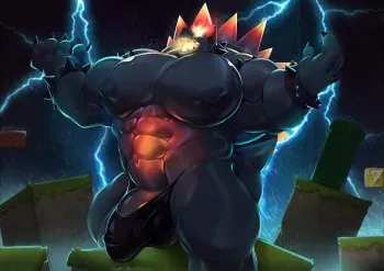 [GasaiV] Fury Bowser (Super Mario Brothers) manga cover