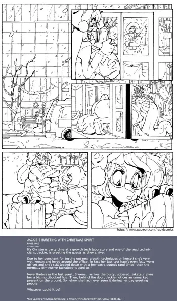 [Rabid] Jackie's Bursting with Christmas Spirit (HD) manga cover