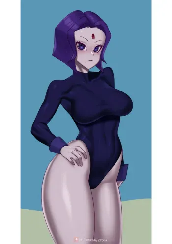 [Zipsha] Raven at the Beach (Teen Titans) manga cover