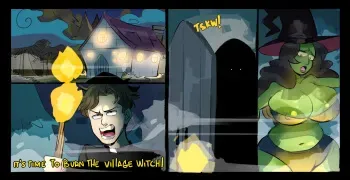 [Sevonteroo] the witch likes to suck on candy manga cover