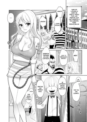 [Samotorake (Akira)] Nami ga Kanemochi no Gaki to Torihiki (One Piece) [Spanish] [TRADUCEME ESTA] [Decensored] manga cover