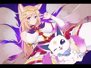 [Sollyz] Ahri and Xayah (Genshin Impact) manga cover