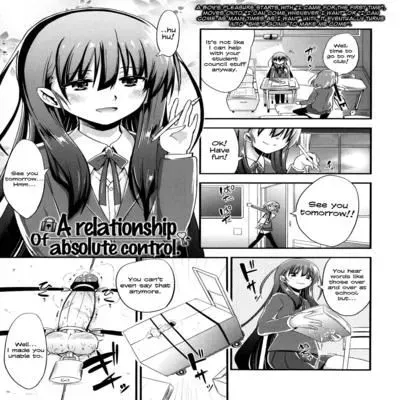 A Relationship of Absolute Control [Original] manga cover