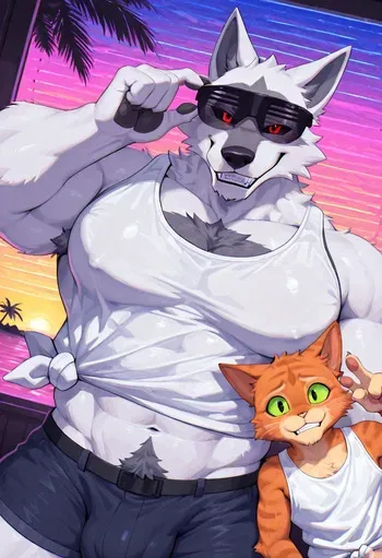 My Puss in Boots and Death AI creation (Dreamworks) [AI Generated] manga cover