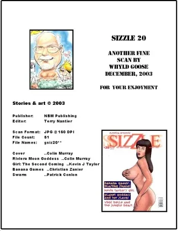 Sizzle Comix # 20 manga cover