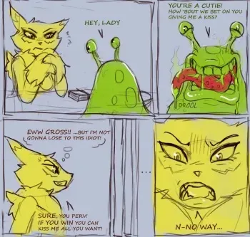 [Ungulatr] Renamon x Numemon - Straight (Digimon) manga cover