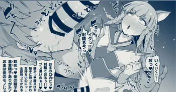 ふたなりフォリアが寝ている団長にふたなり精子を飲ませる漫画 manga cover