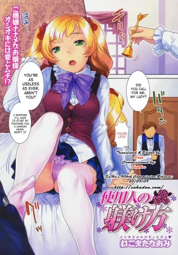 [Nekomata Naomi] Shiyounin no Shitsukekata | How to Discipline a Servant (COMIC Megastore 2009-08) [English] [SaHa] manga cover