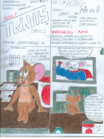 Adult Trans Comics Ep. 1 (Tom & Jerry) manga cover