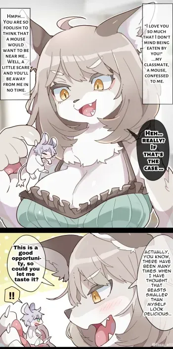 Furry Woman VORE manga cover