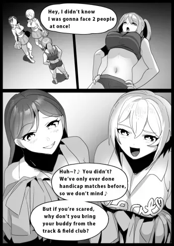 [The Nation of Head Scissors (Toppogi)] Girls Beat! Plus - Rie vs Shizuku & Mia [English] manga cover