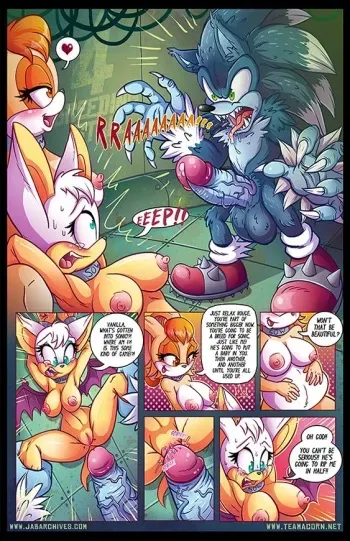 [TeamAcorn (Sallyhot)] The Bat Who Cried Werehog (Sonic The Hedgehog) [Sample] manga cover