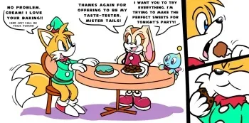 [Floofyboyetime] Taste Tester Tails + Christmas Party Aftermath manga cover