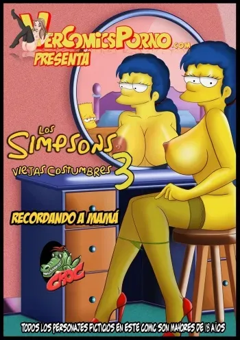 Croc sx Los simpsons viejas costumbres 3 manga cover