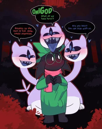 [CrushPepper] Ralsei x Clover (Deltarune) manga cover
