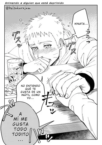 [Halsakurajam] Animando a alguien que está deprimido (Naruto) [Español] manga cover