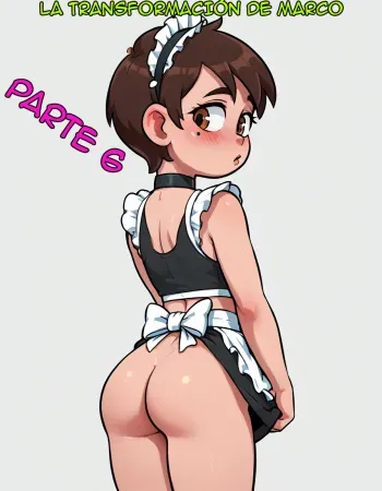 La transformación de Marco (parte 6) (creado por Bananare22) [AI Generated] manga cover