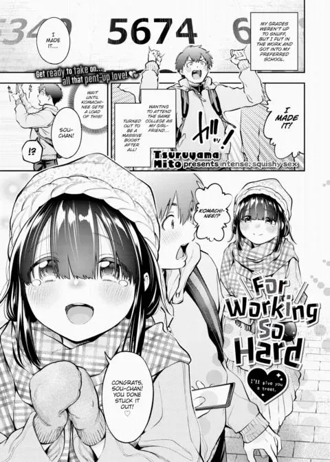For Working So Hard manga cover