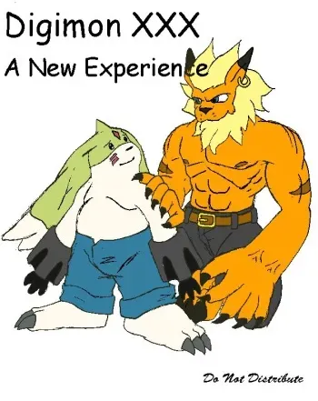 Digimon XXX A New Experience [Colored] manga cover