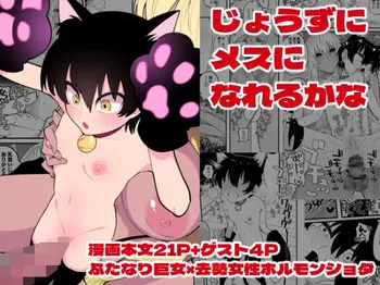 [ヒダリミギ ( 二等辺 / 二等辺陽月)] じょうずにメスになれるかな manga cover