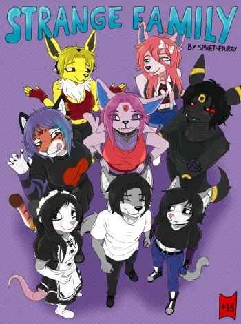 Strange family ENG manga cover