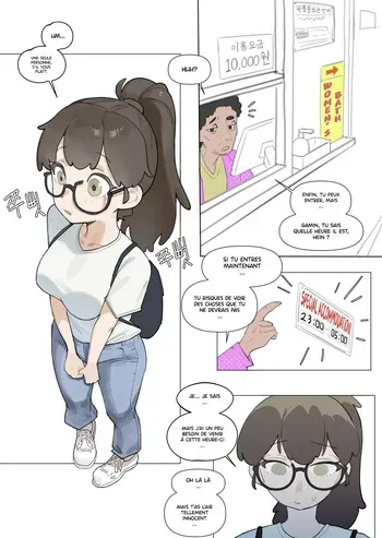 Futa In The Women’s Bath | Futa Dans Le Bain Des Femmes 01 [French] {hentailuxe.com} manga cover