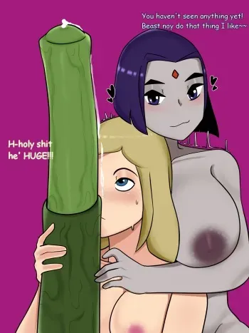 [Cleopatracleo] Terra and Raven (Teen Titans) manga cover
