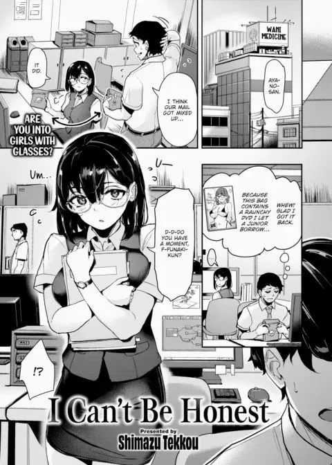 I Can't Be Honest manga cover