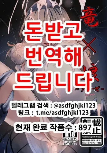[Aburi Paseri (Mozuku)] Ryuu x Musume ~Alize~ after | 용×처녀 ~아리제~ after [Korean] [Digital] manga cover