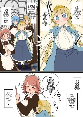 Futanari Oujo-sama no Seiyoku Hassan Maid Harem Sex manga cover