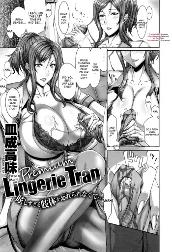[Saranaru Takami] Premium Lingerie Trap (COMIC Megastore Alpha 2016-06) [English] [desudesu] manga cover