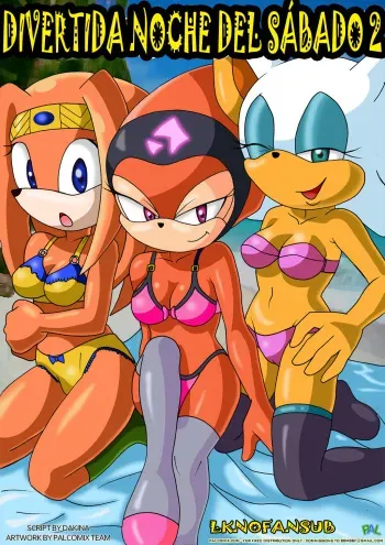 [Palcomix (Dakina)] Saturday Night Fun 2 | Divertida Noche Del Sabado 2 (Sonic the Hedgehog) [Spanish] [LKNOFansub] manga cover
