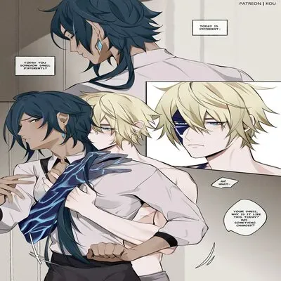 Dainsleif x Kaeya [Yaoi] [Doujinshi] manga cover