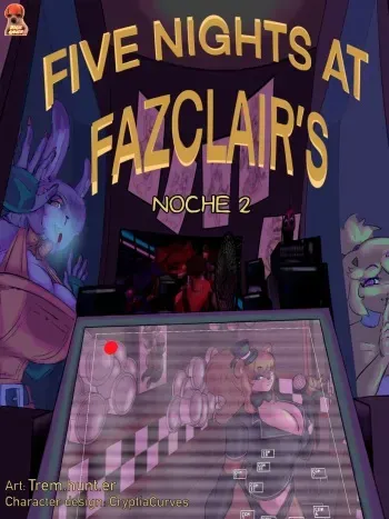 [Trem.hunt.er/Gryvvath] Five Nights at Fazclair's - Night 2 (Spanish - En curso) [Dogie Gamer] manga cover