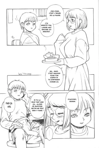 (C53) [P Shoukai (Trump)] Haha to Ko no Jikan (Momo-an Ryoujoku) [French] [Oasis-Scantrad] [Decensored] manga cover