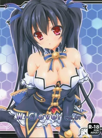 (C84) [White Clover (Hinamori Yui)] W-CLOVER vol.01 (Hyperdimension Neptunia) [Korean] manga cover