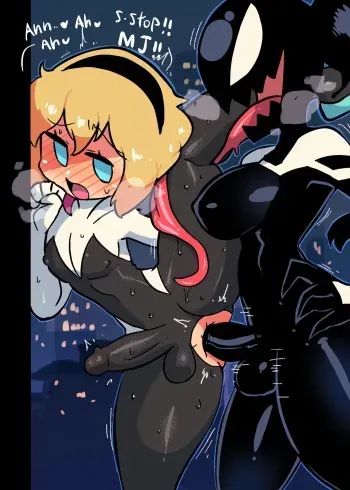 [Hiryouman] She-venom X Femboy-Gwen manga cover