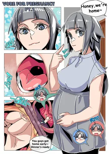[LuckyB] Wife Vore manga cover