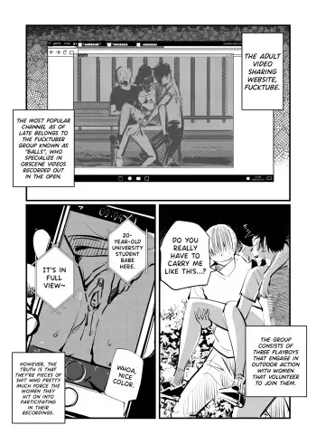 [Pecan (Makunouchi)] Inran Joshi Ga Modaenagara Kintama Ijimetemita [English] {Hennojin} [Decensored] manga cover