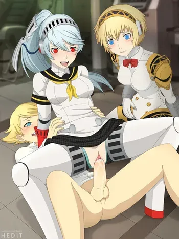 [Hedit] Persona - Labrys x Teddie x Aigis manga cover
