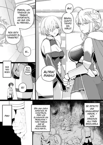 Artoria to Mash, Goblin Kan - Artoria y Mash, Goblin Rape manga cover