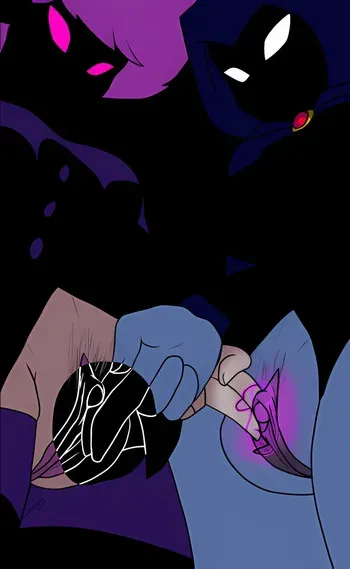 [Nekomajinheika] Raven and Jinx Vs Starfire (Teen Titans) manga cover