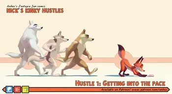 [Anhes] Nick's Kinky Hustles: Getting Into the Pack (Zootopia) manga cover