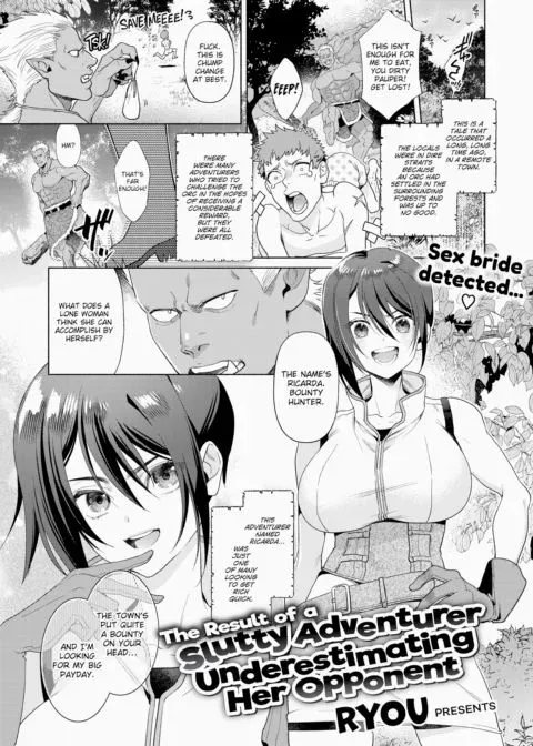 The Result of a Slutty Adventurer Underestimating Her Opponent manga cover