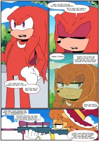 [FluffyTG] Gotta Girl Fast #5: Sally & Knuckles manga cover