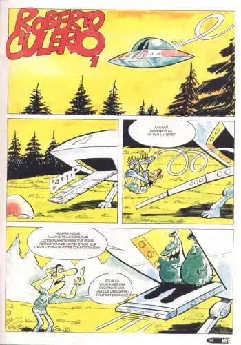 Roberto Culero - Aux temps préhistoriques (French) manga cover
