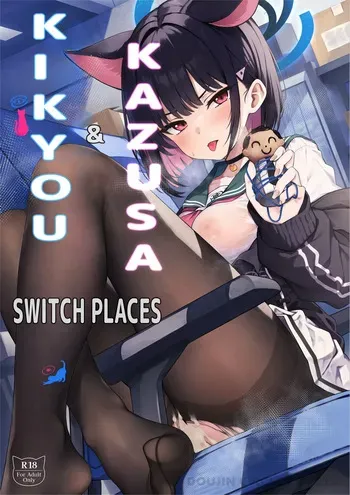 (C106) [Yoneya (hyouta)] Kikyou to Kazusa ga Irekawacchau Hanashi Sono 1| The Story of Kikyou and Kazusa Swapping Places, Part 1 (Blue Archive) [English] [Winggxrd] [Digital] manga cover