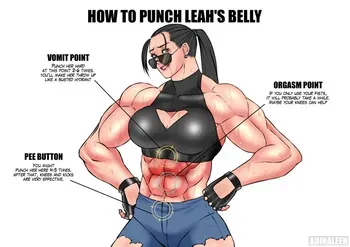 [Adinaleen] Leah and Lauryn belly punchtest manga cover