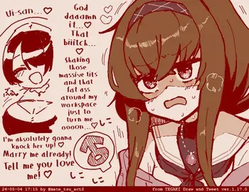 [Mate-Tsu] Uihinata Sukisugi nite Hakkyou | Losing My Mind Because I Love Ui x Hinata Way Too Much [English] [Castle TL] [Pixiv 122171267] manga cover