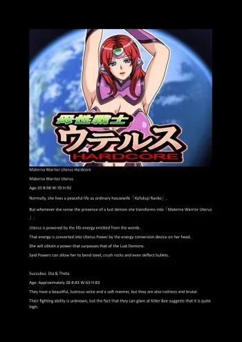 [Chikashitsu (GADEN)] Bosei Senshi Uterus HARDCORE manga cover